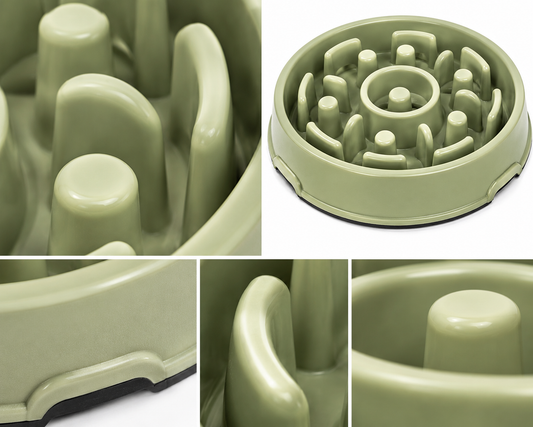 Interactive Maze Slow Feeder Dog Bowl – Non-Slip Base