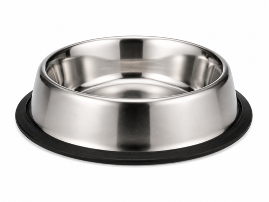 Stainless Steel Pet Bowl – Non-Slip Feeding Dish for Pets